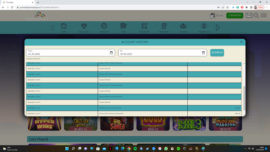 Prima Play Gambling Enterprise No Down Payment Benefit Codes (50 Free Chips) Prima Play Gambling Enterprise No Down Payment Benefit Codes (50 Free Chips)